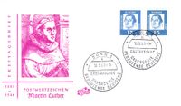 18.09.1961 BRD FDC &quot;Dauerserie Bedeutende Deutsche&quot; - Luther