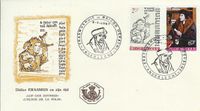 FDC: Belgien FDC Erasmuss von Rotterdam 02.09.1967 Erasmus von Hans Holbein der Jüngere