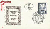 Entwurf: Adalbert Pilch. Stich: Alfred Fischer, &Ouml;sterreich, Michel 1249, 450 Jahre Reformation, &Ouml;sterreich, Zwingli, Martin Luther, Luther Briefmarken, Lutherbibel, Bibel