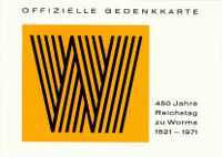 Martin Luther, Kaiser Karl V., Reichstag zu Worms, Luther Briefmarken