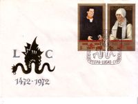 Michel-Katalog-Nr.: DDR MiNr. 1771; Margarete Luther; Martin Luther, Luther Briefmarken; Caranach