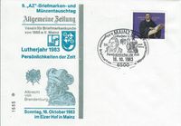 16.10.1983 BRD Gedenkumschlag Michel 1193 MZ