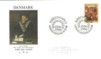 09.10.1986 D&auml;nemark FDC: Hans Tausen Reformator, Michel-Katalog-Nr.: 886