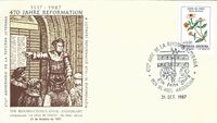 31.10.1987 Argentinien Luther Brief und Stempel