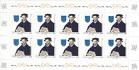 Michel 1902, Peter Steiner, Philipp Melanchthon, Philipp Schwartzerdt, Melanchthon, Philologe, Philosoph, Humanist, Theologe, Dichter, Reformator, Briefmarke, Philipp Melanchthon, Luther Briefmarken