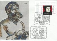 02.04.2017 Bruchsal Stempellnummer 05 046, 500 Jahre Reformation, Luther Briefmarken