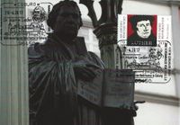 Stempelnummer 07 080, Coburg, 500 Jahre Reformation, Luther Briefmarken,Veste Coburg