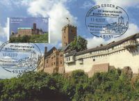 Burgen und Sch&ouml;sser und Europa - Wartburg, Luther Briefmarken, Michel 3310