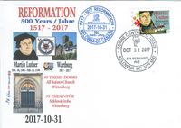 31.07.2017 Canada, 500 Jahre Reformation, FDC, Luther Briefmarken, Canada Martin Luther, Canada Luther Stamp