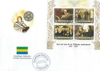 Martin Luther, John Calvin, Reformation, Protestantismus, Gabun, Luther Briefmarken