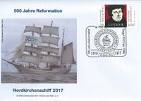 Luther Briefmarken, 500 Jahre Reformation, Siegel, EVANGELISCHE KIRCHENGEMEINDE * ISERLOHN * HERR HILF UNS WIR VERDERBEN * DER DICH BEH&Uuml;TET SCHL&Auml;FT NICHT *, Siegel der Ev. Kirchengemeinde Iserlohn von 1931 bis 1994, Stempelnummer: 20/321