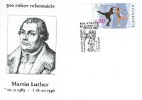 04.11.2017 Slowakei Sonderstempel 2 &quot;500 Jahre Reformation&quot;