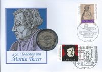 2001.02.08_BRD_450 Todestag Martin Bucert_Numinsbrief plus Sonderstempel HD 02.05.2019