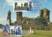 07.09.2023 Zeitreise Deutschland - Sonder- Erstagsstempel Dreden Fauenkirche 6