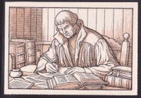 Sammelbild Luther, Sammelbilder, Flei&szlig;m&auml;rkchen, Luther Briefmarken