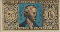 Stadt Schmalkalden; Phillipus Melanchthon; Notgeld Luther, Schmalkaldischer Bund, Martin Luther, Notgeld, schmalkalden; Luther Briefmarken