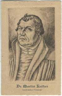 Lutherfilmdenkmal , Luther Postkarten, Martin Luther, Luther Briefmarken