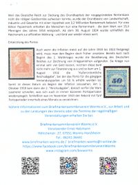 24.06.2023 Worms - Sonderstempel 100 Jahre Hyperinflation 3