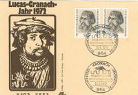 Sauer, Michel-Katalog-Nr:. Bund 718; Lucas Cranach der &Auml;ltere; Lucas Cranach d.&Auml;.; Luther Briefmarken,